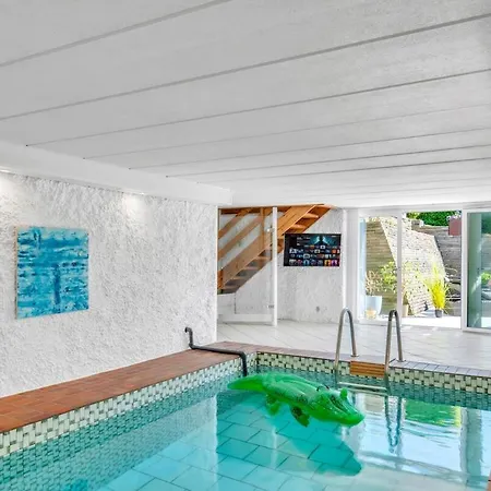 Pool - Sea View - Jacuzzi Ferienhaus Væggerløse