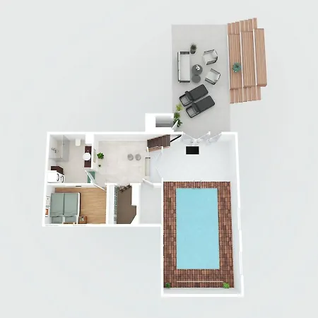 Сasa de vacaciones Pool - Sea View - Jacuzzi